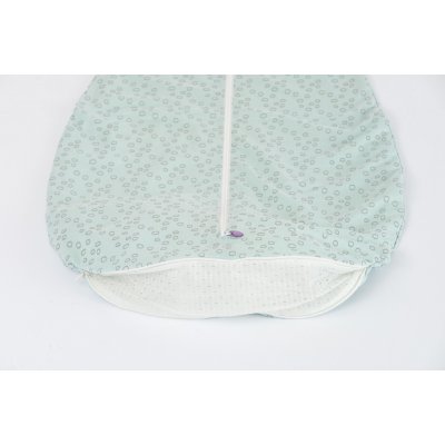 TRÄUMELAND Letní spací pytel Liebmich Tencel Kreise mint 60 cm - s0300402_004