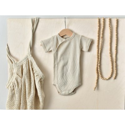 LODGER Romper Short Sleeves Ciumbelle Ivory vel. 80 - 37195_006