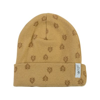 LODGER Beanie Print Rib Honey 0 - 6 měsíců - 38644_001