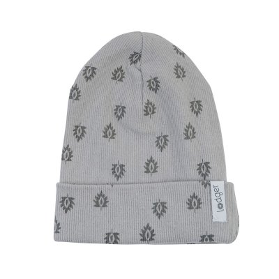 LODGER Beanie Print Rib Sharkskin 6 - 12 měsíců - 38654_001