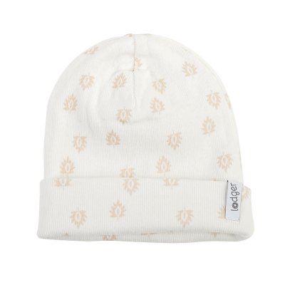 LODGER Beanie Print Rib Cloud Dancer 1 - 2 roky - 38661_001