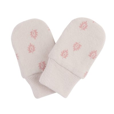 LODGER Mittens Print Rib Tan - 38874_001