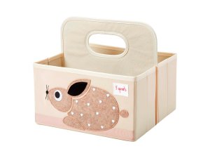 3 SPROUTS Úložný košík na přebalovací pult Rabbit Beige - 42902rb_001