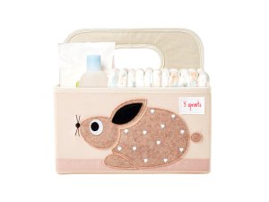 3 SPROUTS Úložný košík na přebalovací pult Rabbit Beige - 42902rb_002