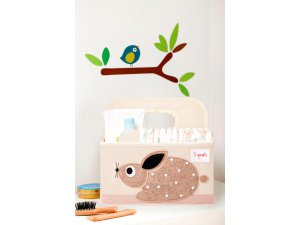 3 SPROUTS Úložný košík na přebalovací pult Rabbit Beige - 42902rb_003