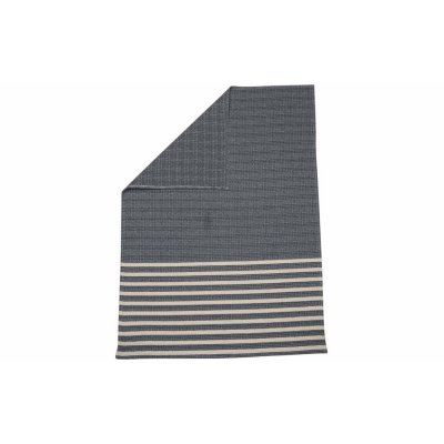 DF MARE KIDS Dětská deka Honeycomb with Stripes Grey 70 x 90 cm - 44101gr_001