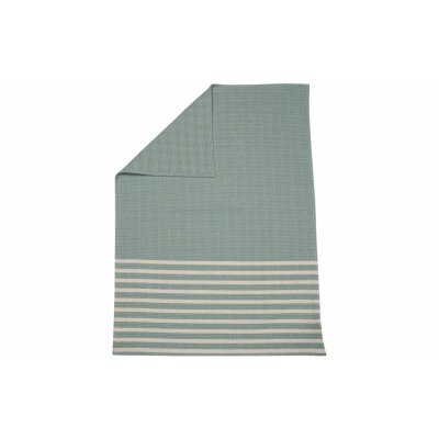 DF MARE KIDS Dětská deka Honeycomb with Stripes Light Green 70 x 90 cm - 44101lg_001