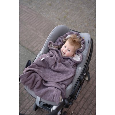 LODGER Wrapper Folklore Fleece Mauve - 47802_008