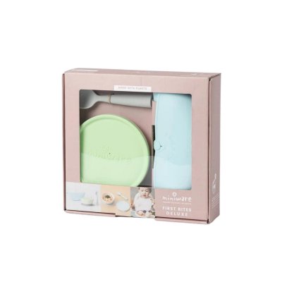 MINIWARE Jídelní set First Bites Deluxe Key Lime/Aqua - 48406ka_002