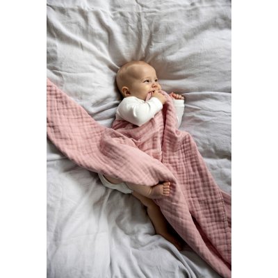 VINTER & BLOOM Deka Layered Muslin Organic Silver Rose - 38490sr_002