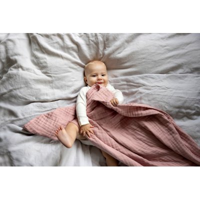 VINTER & BLOOM Deka Layered Muslin Organic Silver Rose - 38490sr_003