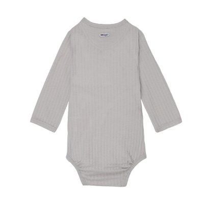 LODGER Romper LS Seersucker Steel 56 - 49977_001