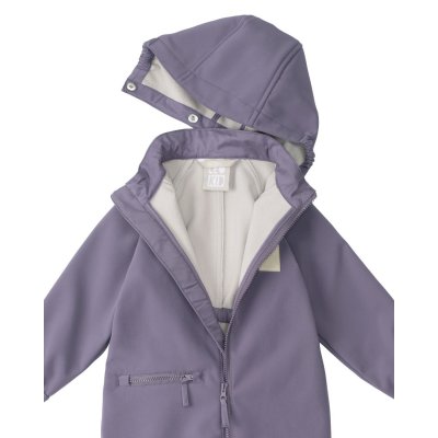 LEOKID Softshellový overal Lilac Echo vel. 9 - 12 měsíců (vel. 74) - 50137_002