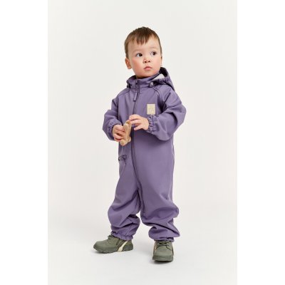 LEOKID Softshellový overal Lilac Echo vel. 9 - 12 měsíců (vel. 74) - 50137_008