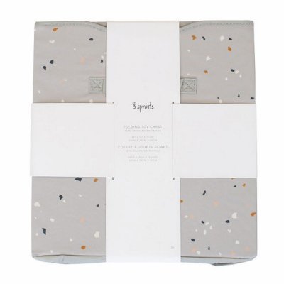 3 SPROUTS Truhla na hračky Recycled Terrazzo/Light Gray - 50398tl_003