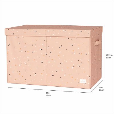 3 SPROUTS Truhla na hračky Recycled Terrazzo/Clay - 50398ta_002