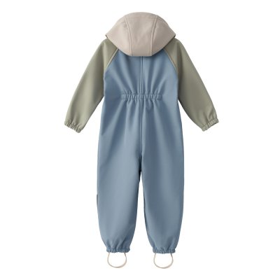 LEOKID Softshellový overal Color Block Blue Cape vel. 18 - 24 měsíců (vel. 86) - 65397_001