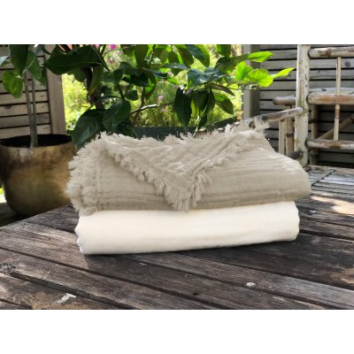 VINTER & BLOOM Deka Feather Muslin Organic Pebble Greige - 65973pg_001