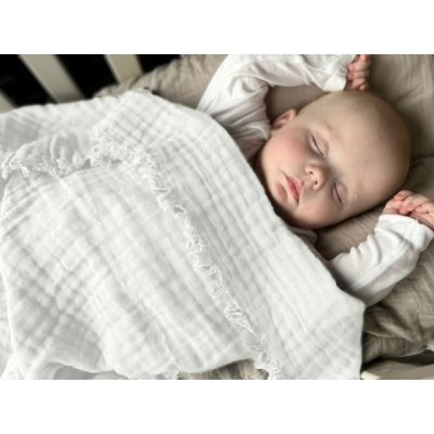 VINTER & BLOOM Deka Feather Muslin Organic Bright White - 65973bw_001