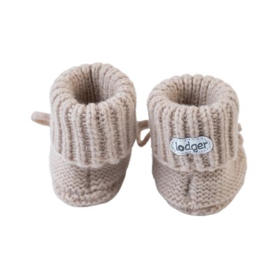 LODGER Capáčky Merino Beige 6 - 12 měsíců - 66331_003