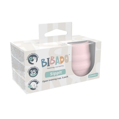 BIBADO Sippit Tréninkový hrneček 2 ks Blush - 66777_003