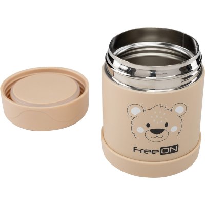 FREEON Termoska na jídlo 350 ml Bear Beige - 69059bb_001